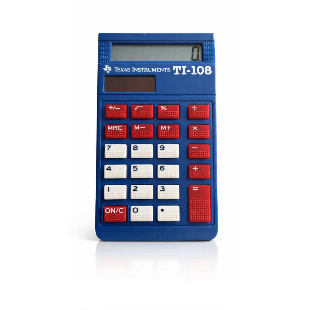 Calculadora Texas Instruments Ti108 Single Texas Instruments Azul