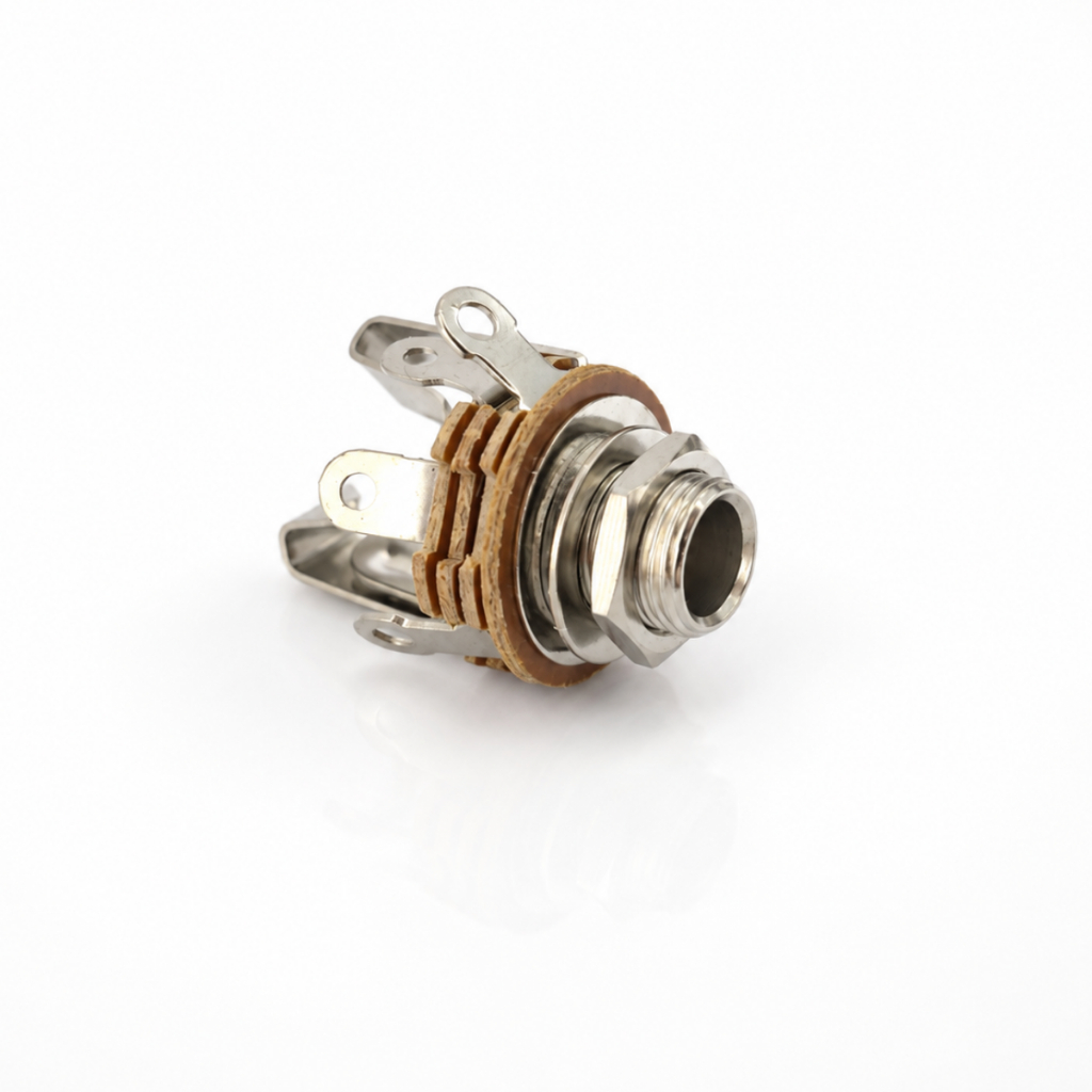 Jack Conector P10 Estéreo Fechado Para Equipamentos de Áudio