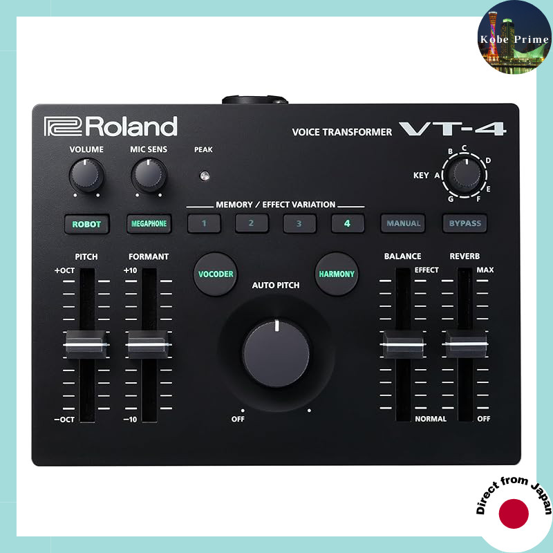 Roland Voice Transformer VT-4 Changer Controle De Passo De Efeitos De Voz Para Vocais/Transmissão Ao Vivo/Distribuição/Vtuber/Equipamento De Streaming De Podcast