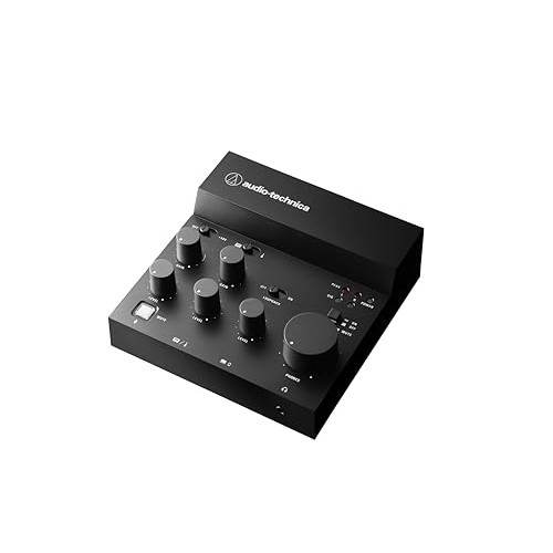 Audio-Technica AT-UMX3 USB Audio Mixer Audio Interface Streaming Equipment DTM Music Production USB Type-C Compatible with Smartphones/Tablets PS4 PS5 [Domestic Genuine Product]