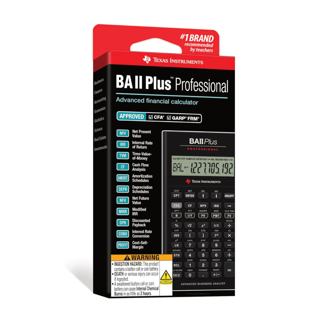 Calculadora Texas Instruments BA II - Professional
