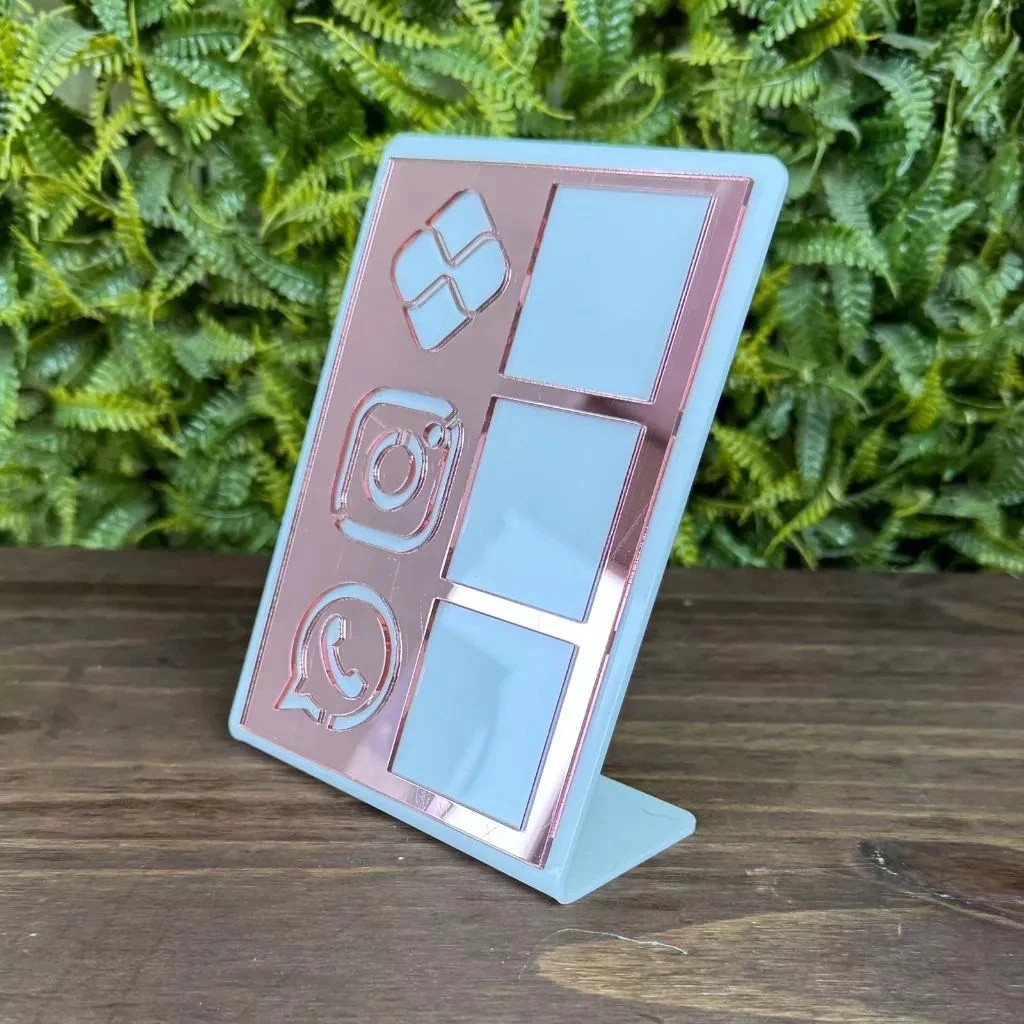 Placa Pix com QR Code Personalizada – Exponha WhatsApp, Instagram e Promoções
