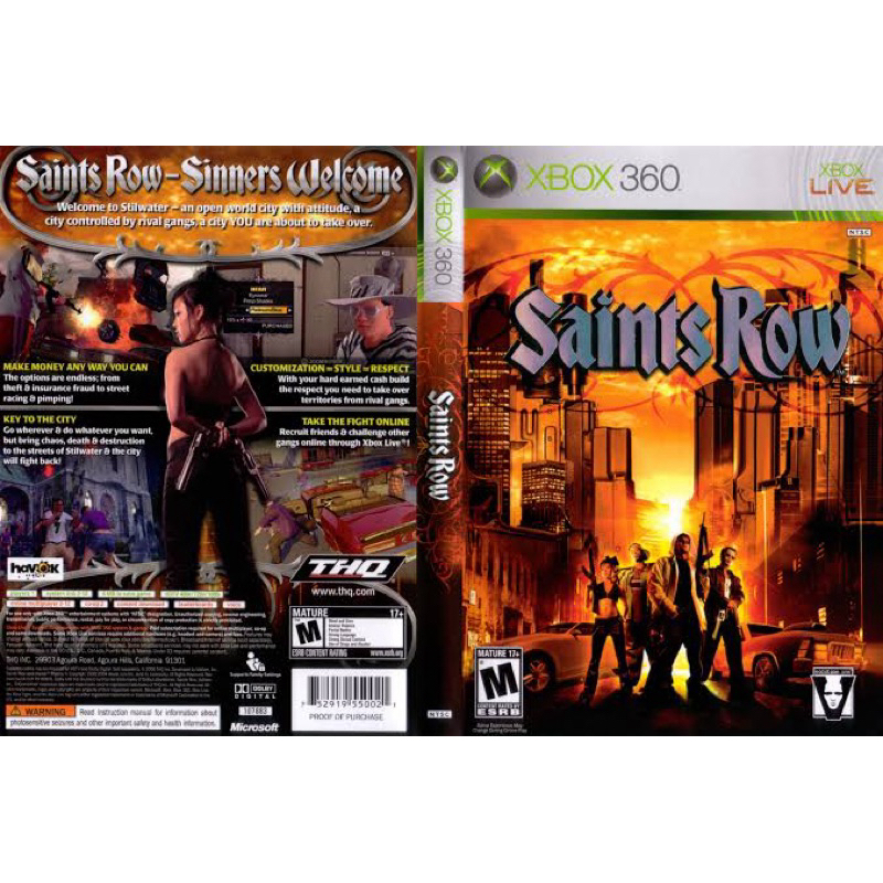 Saints Row Xbox 360