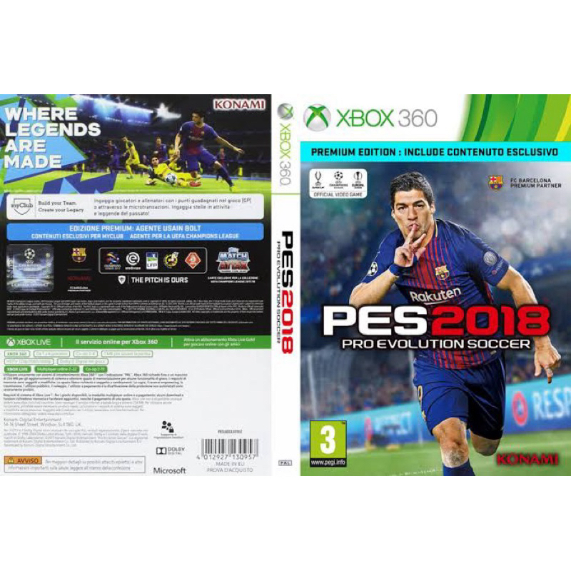 Pes 2018 Xbox 360