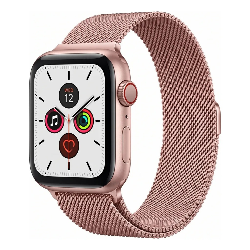 Pulseira smartwatch Loop Milanese Metal Aço - Rose