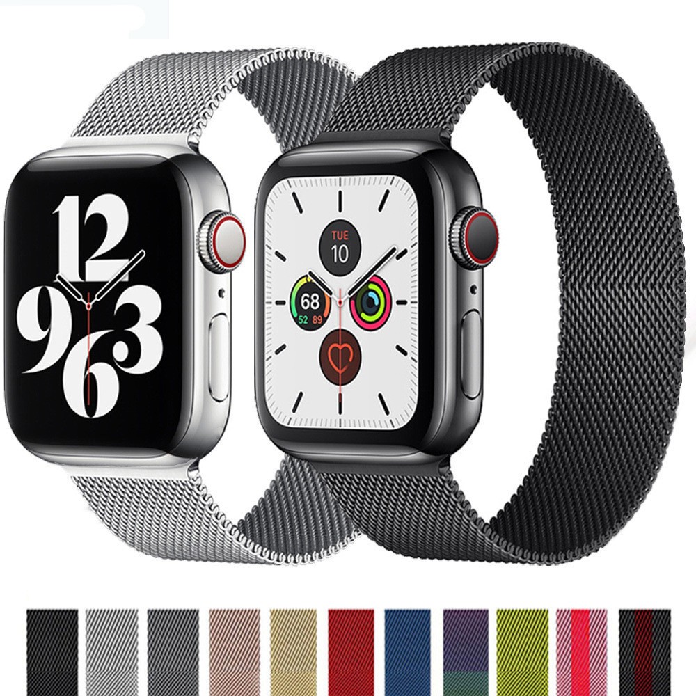 Pulseira Smartwatch Loop Milanese Metal Aço 42mm 44mm 45mm 49mm