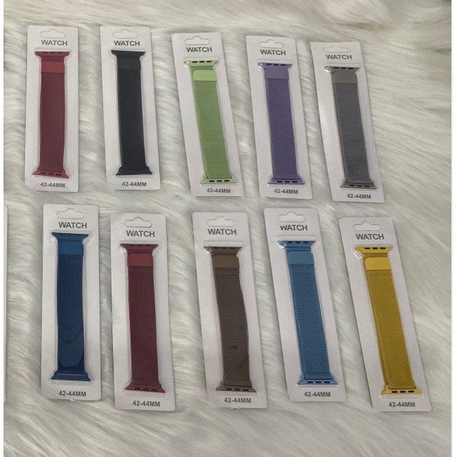 Pulseira Milanese  Smartwatch Loop Aço Metal Magnetico Watch Band 38mm 40mm 42mm 44mm 45mm 49mm