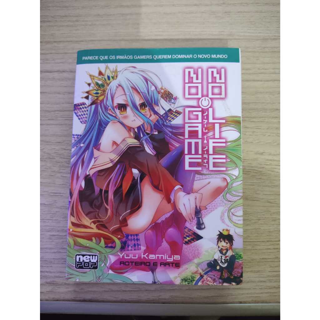 Light Novel No Game No Life Vol 1 - Usado