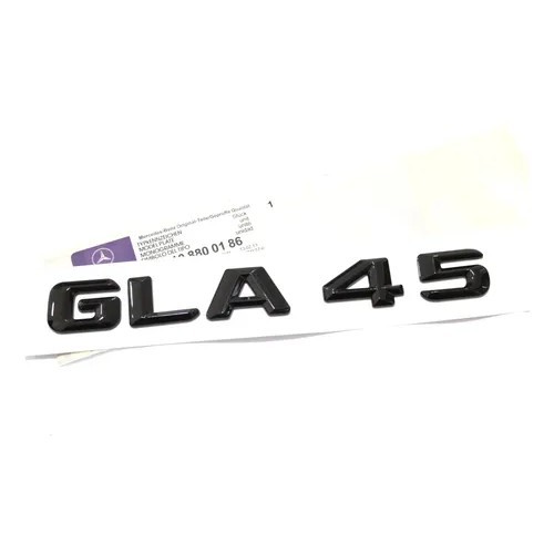 Emblema Mercedes Benz Original Gla45 A45 A200 A250 A180 Pret Preto