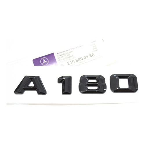 Emblema Mercedes Benz Original A180 Preto Original