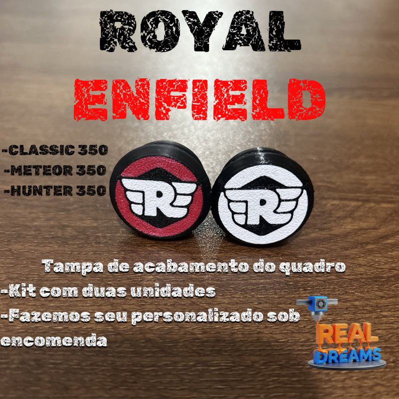 kit Tampas de Acabamento para Quadro (BRINDE na compra de duas unidades) – Royal Enfield 350, HUNTER, METEOR e CLASSC