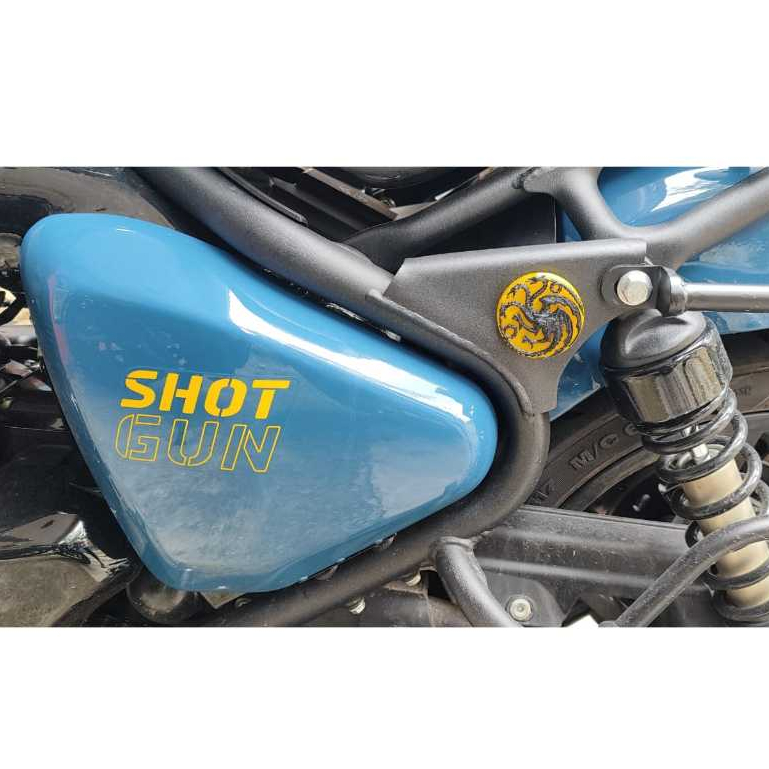 Acabamento Furo Quadro Royal Enfield 2 peças - Hunter - Classic - Meteor