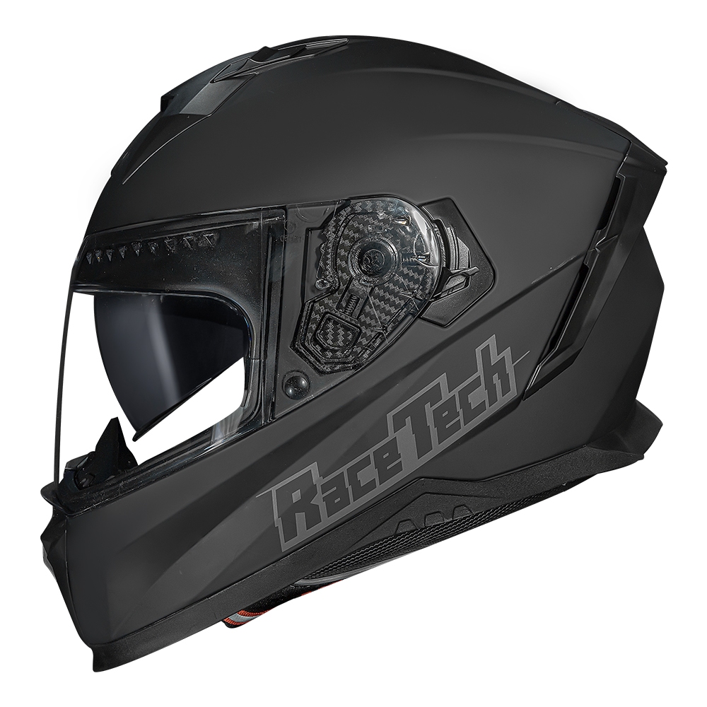 Capacete Race Tech Volt Monocolor Matte Black c/ Óculos