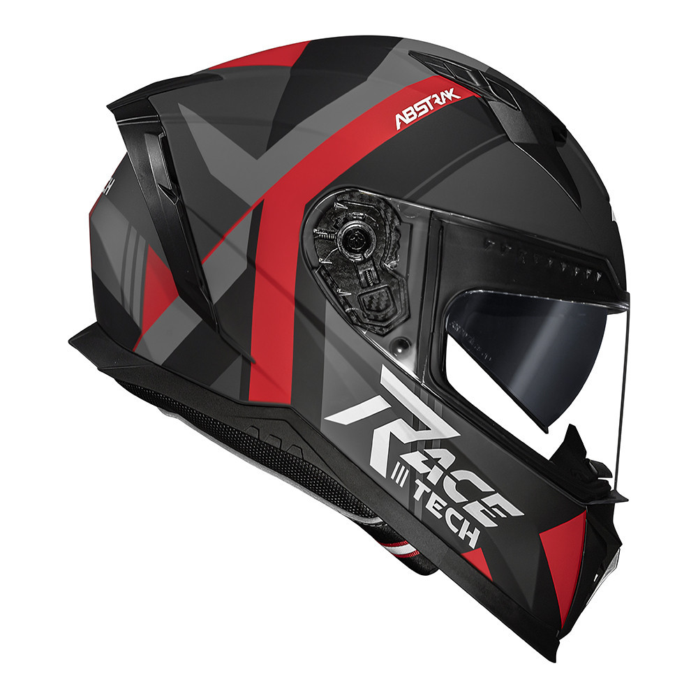 Capacete Race Tech Volt Abstrak Vermelho Fosco