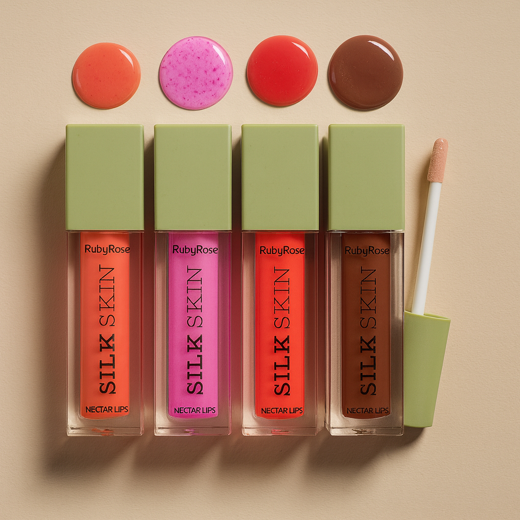 Lip Oil Nectar Lips Silk Skin RUBY ROSE HB-L6504