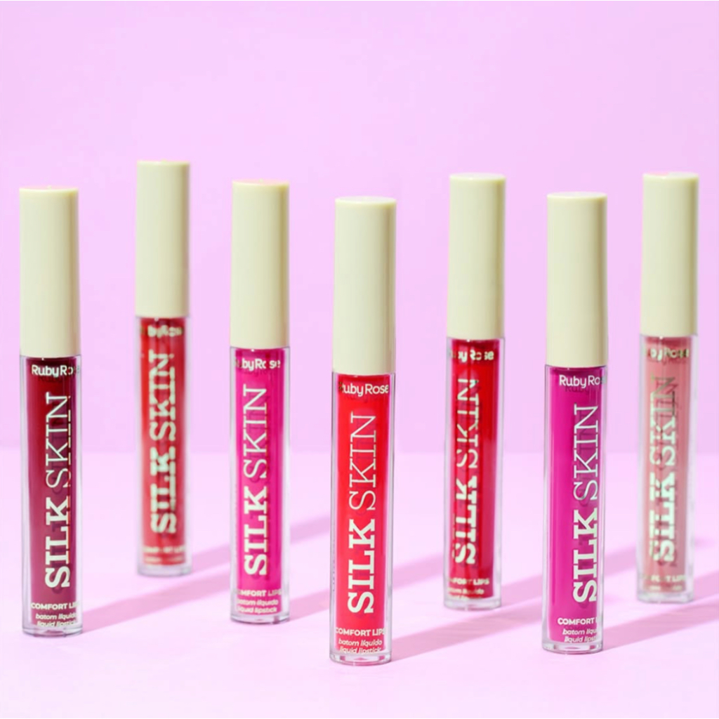 Batom Líquido Comfort Lips Silk Skin BY RUBY ROSE HBL6201