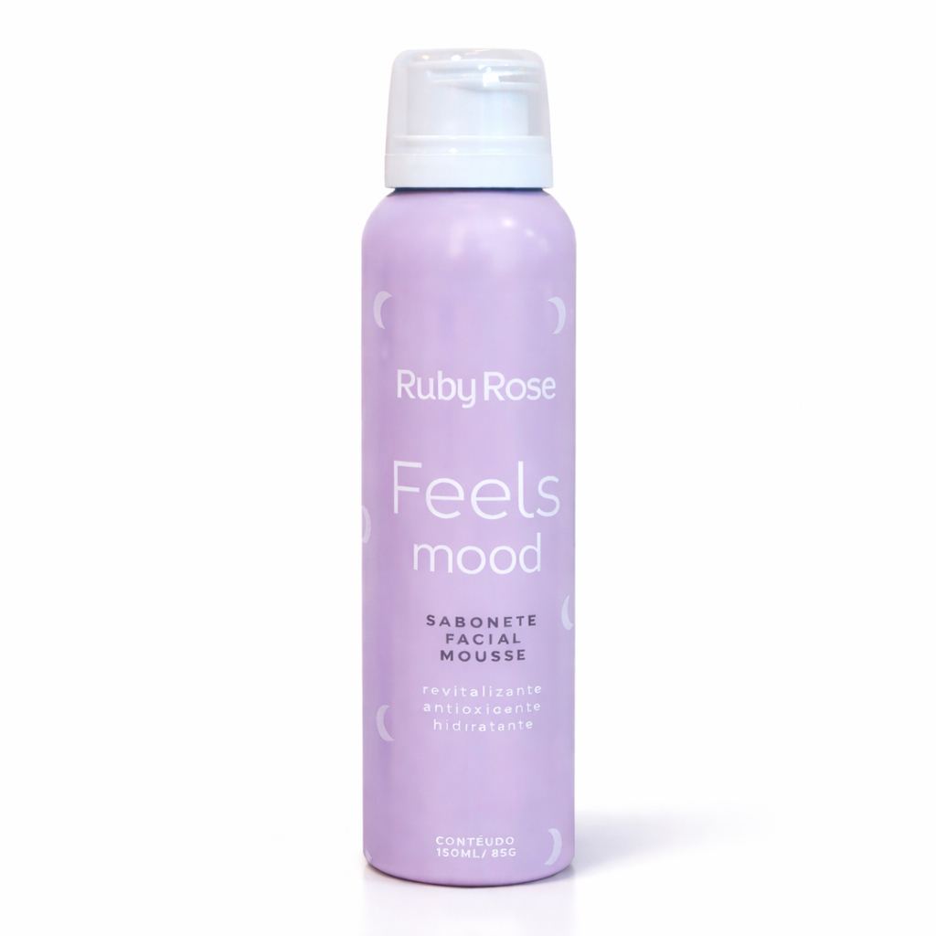 SABONETE FACIAL MOUSSE FEELS Mood 150ml Ruby Rose