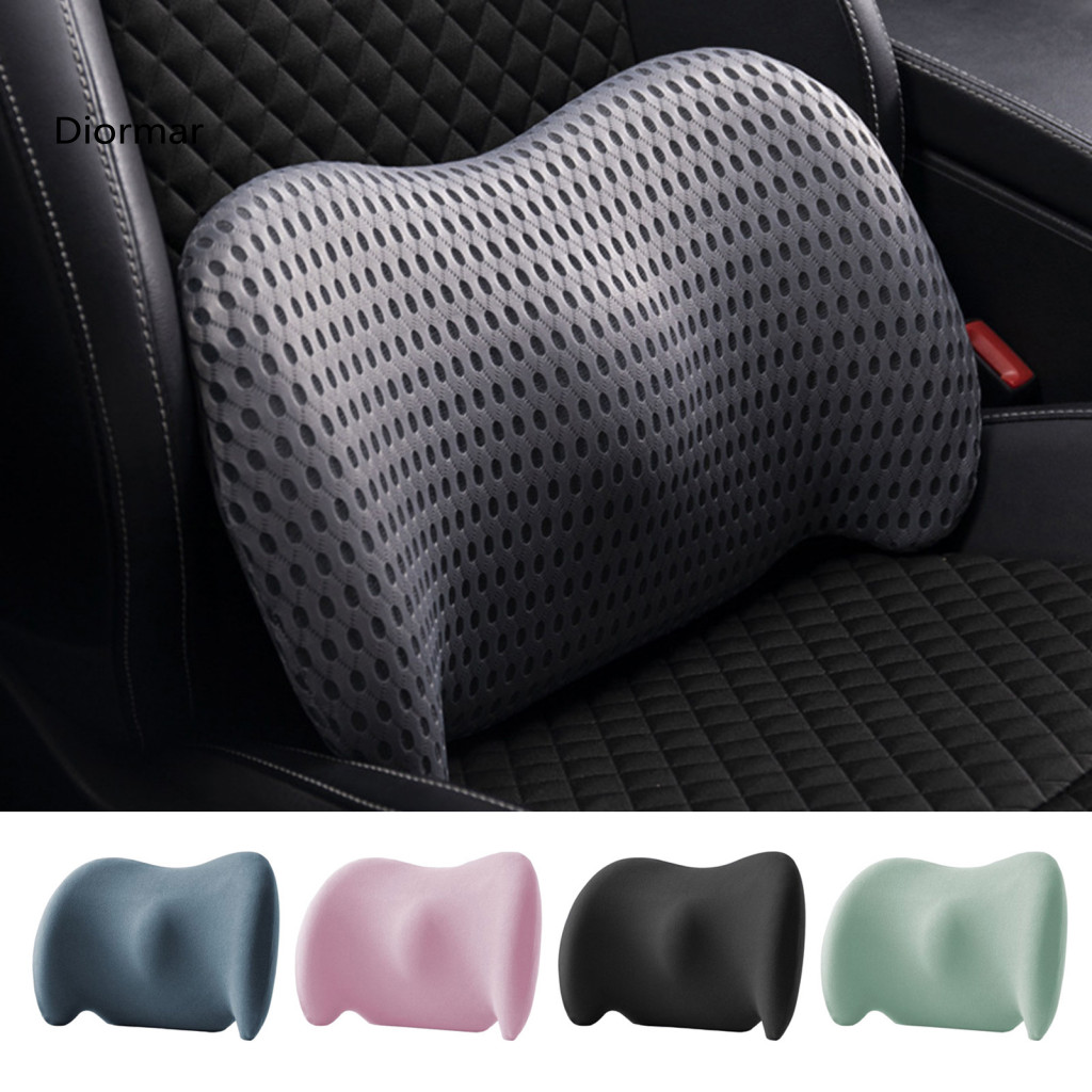 Skin-friendly Car Cushion Breathable Seat Memory Foam Lumbar Support for Office Chair – Ergonomic Back Pain Relief for