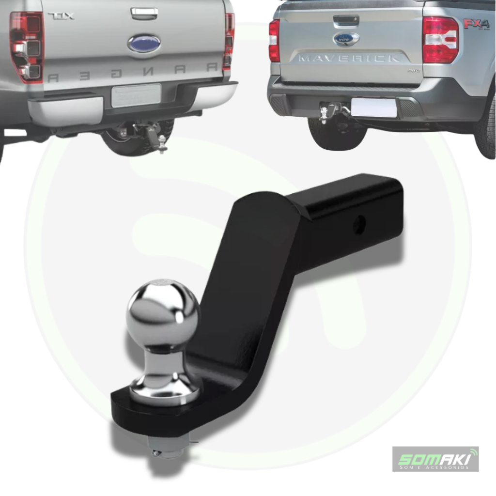 Ponteira De Engate Para Reboque Da Ford Ranger Maverick Removível