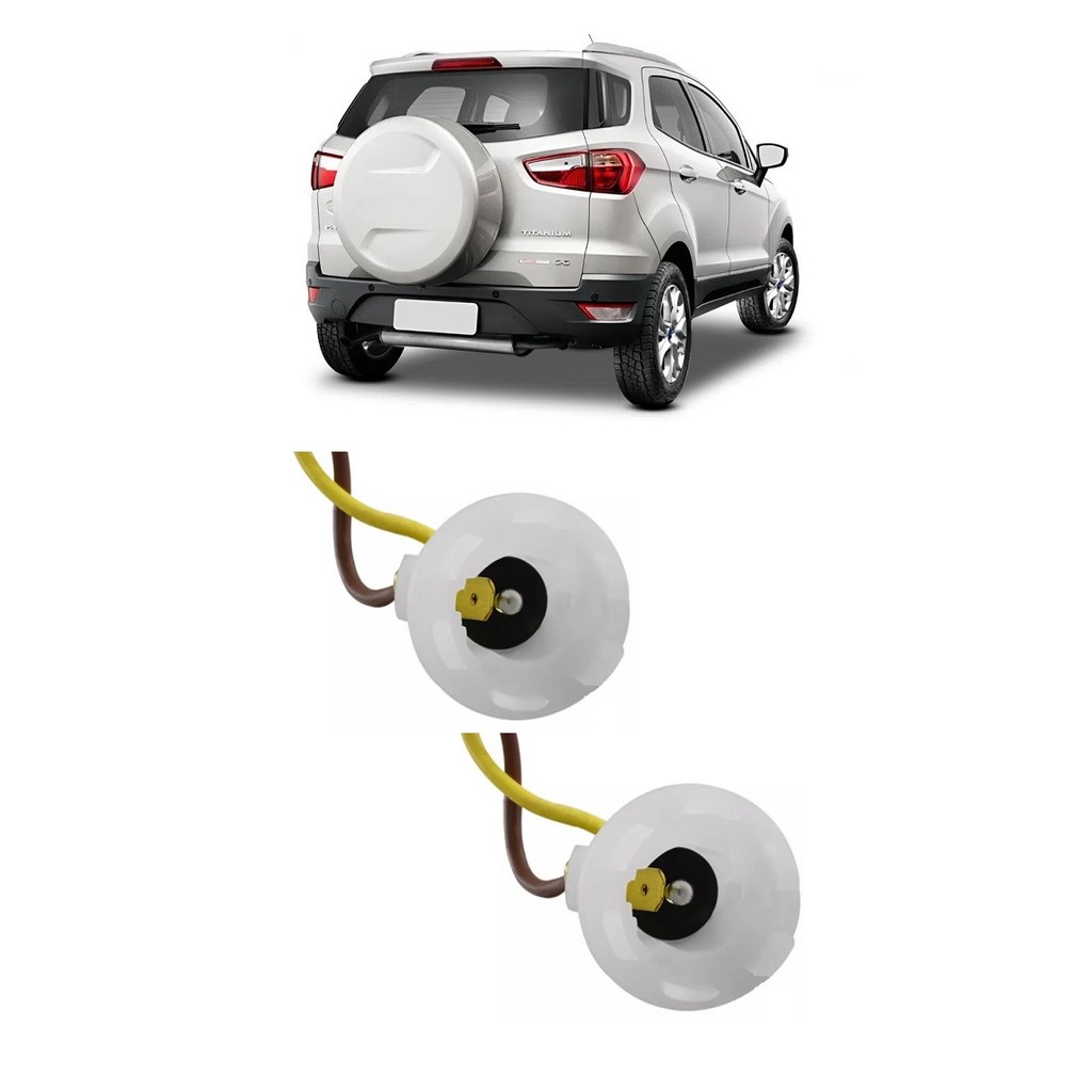 Par Soquete Lampada Lanterna Seta Ré 1 Polo Ecosport Todos Anos