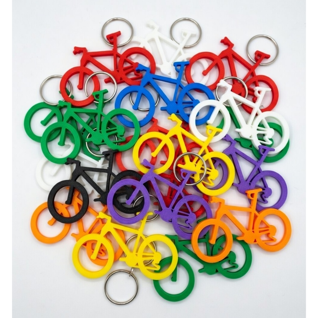 Chaveiro Bicicleta Colorido Mountain Bike Acessório Criativo Presente Ciclista