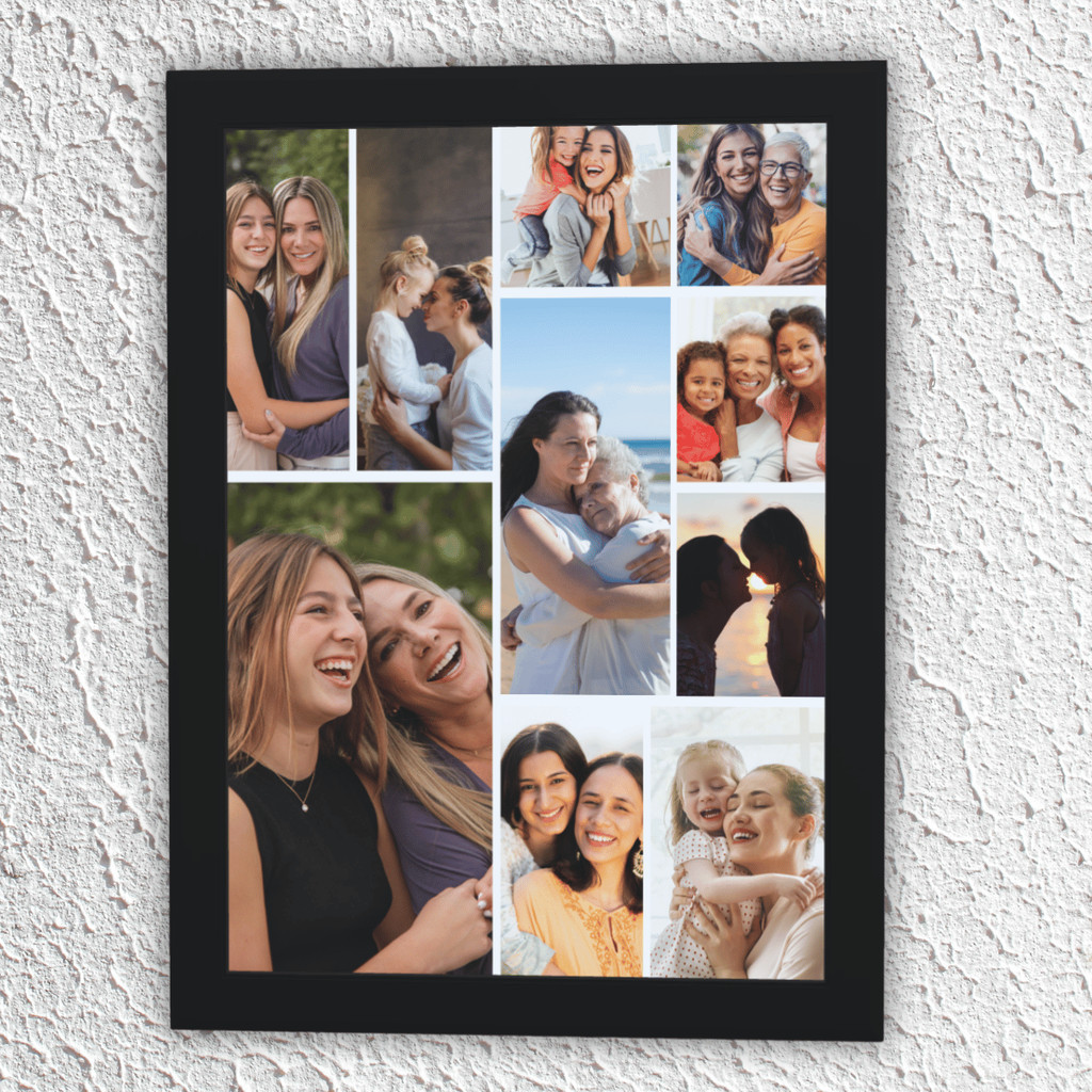 Quadro Madeira Acetato Personalizado A4 Presente Dia das Mães Decorativo Foto Arte Exclusiva
