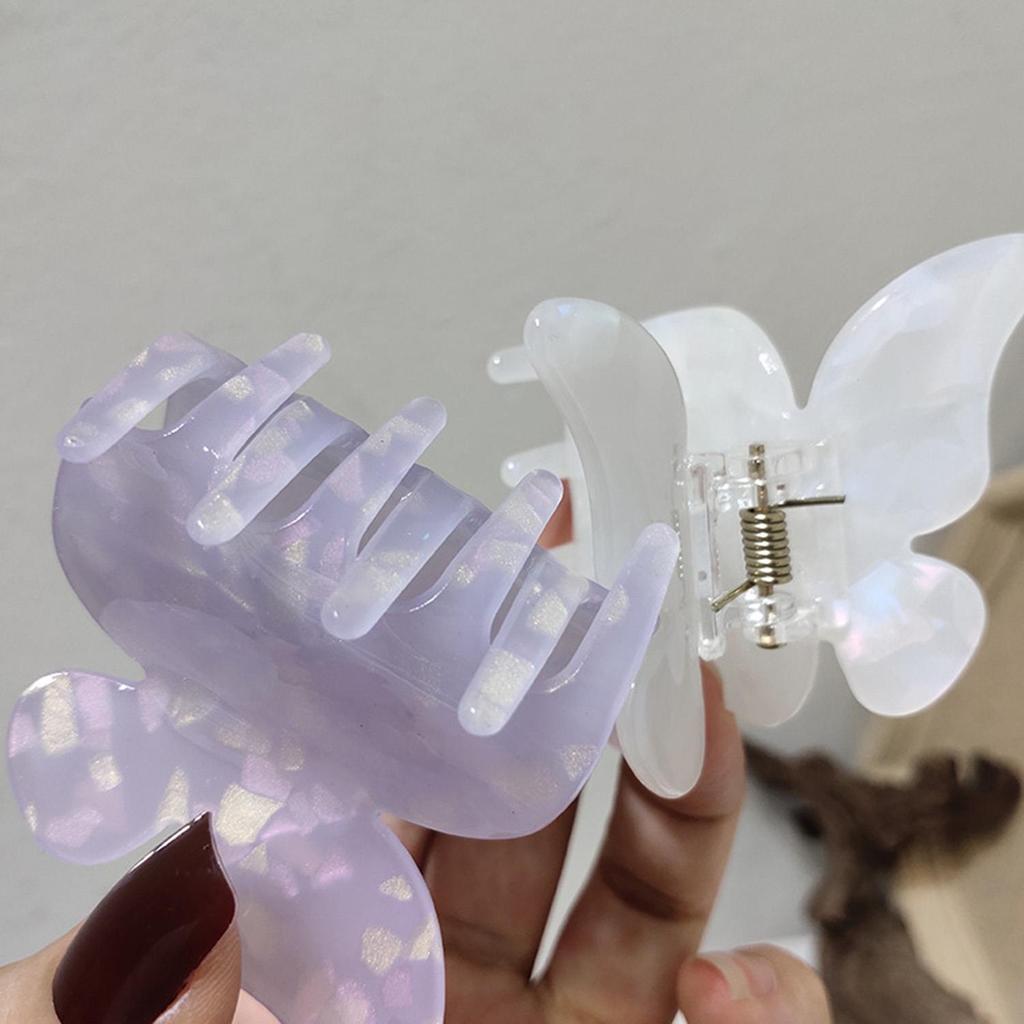1 Peça 6 * 5Cm Gracioso Borboleta Acetato Garra De Cabelo Clipe Ornamento Exclusivo Para Mulheres Eventos Especiais