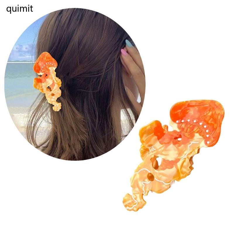 QUIM Elegante Medusa Acetato Grampo Cabelo Garra Designs Exclusivos Acessório Feminino