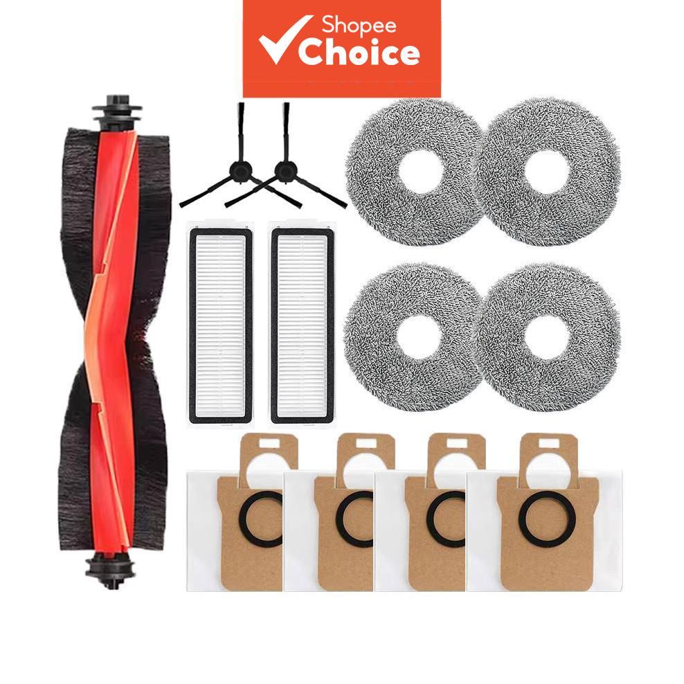 Kit De Acessórios Para Xiaomi Robô Vácuo X20 Max/X20 Pro Escova Lateral Principal Filtro Mop Saco Poeira