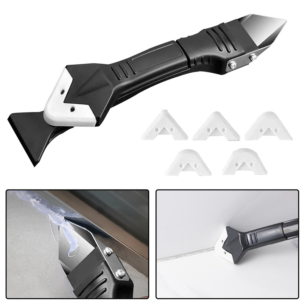 [unilayan] Conjunto De Raspador De Silicone Multifuncional-Removedor De Cola Para Preenchimento De Canto , Ferramenta De