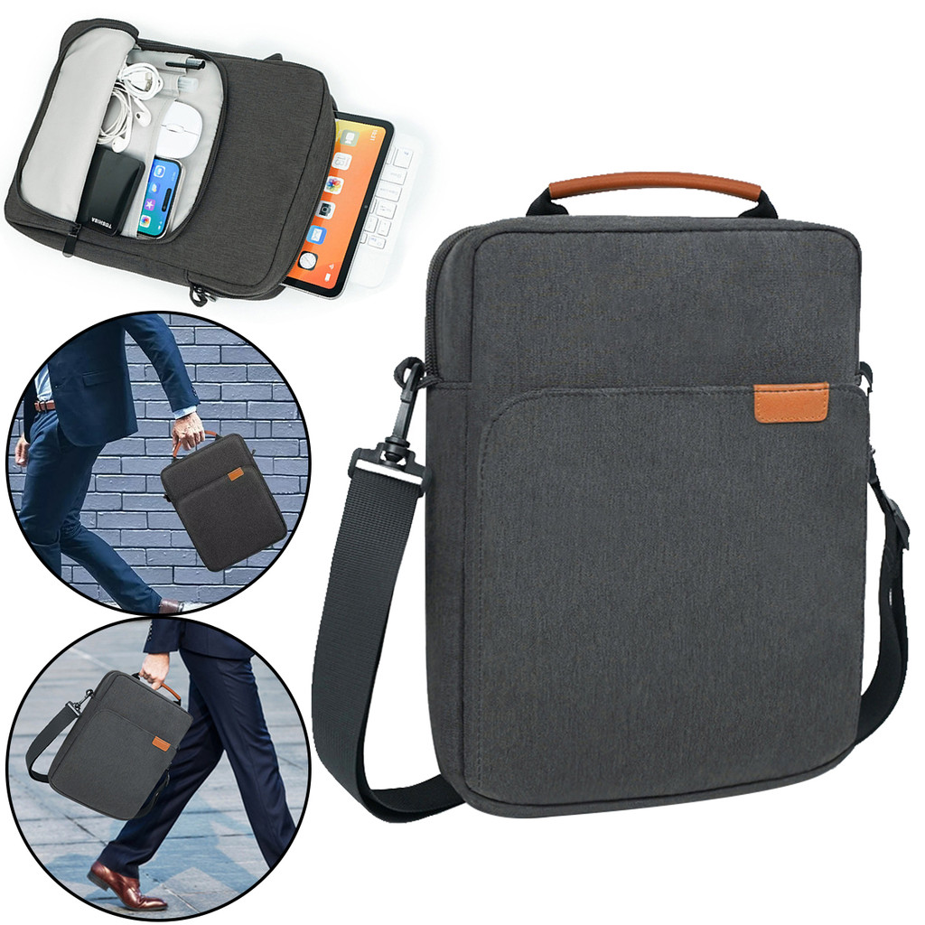 [unilayan] Capa Para Bolsa Laptop Notebook À Prova D'água Tablet De 11 A 13 Polegadas Com Vários Bolsos Caso