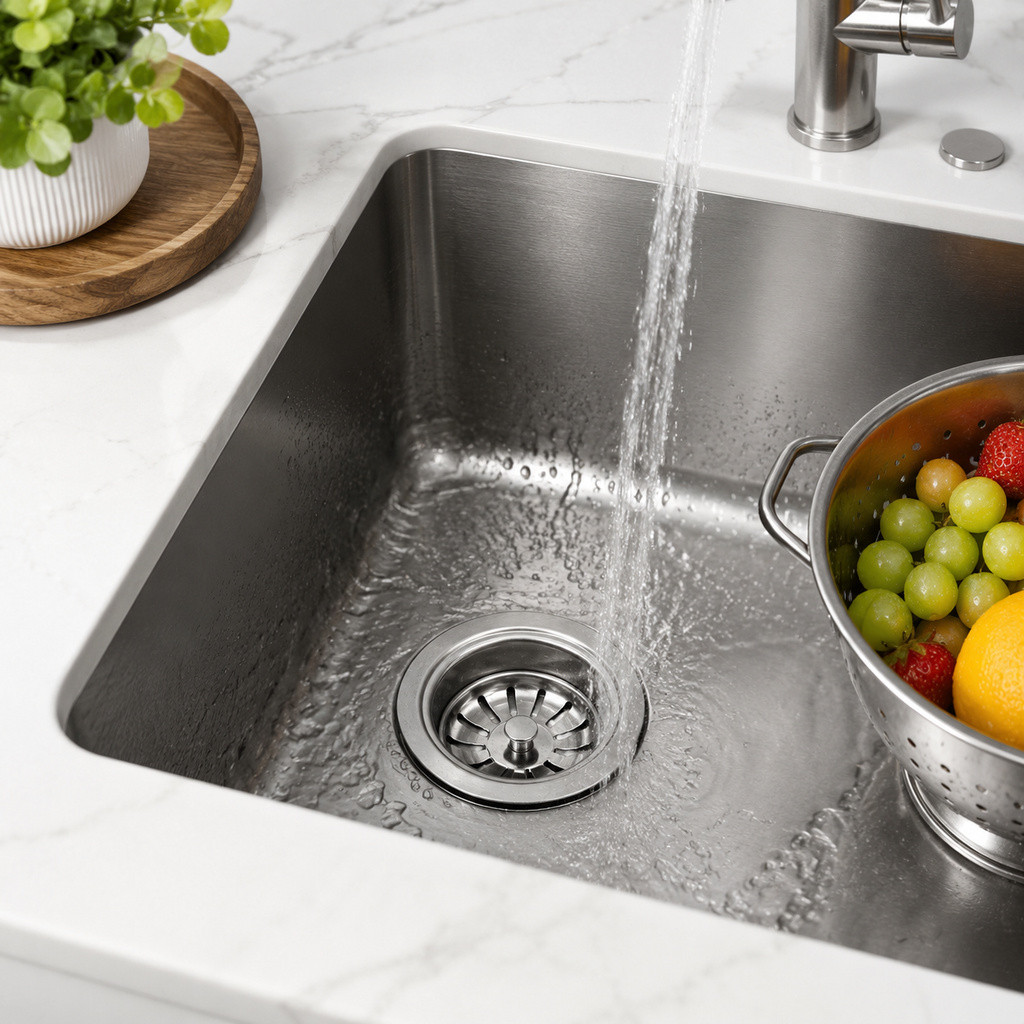 [unilayan] Pia De Cozinha Downcomer 114MM Acessórios Para Lavatório De Vegetais Filtro De Tanque De Filtragem De Lavar L