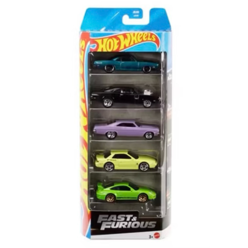 Hot Wheels Fast & Furious 2025 Pack 5 Veloses E Furiosos 2025 -jbj80 Esc 1:64