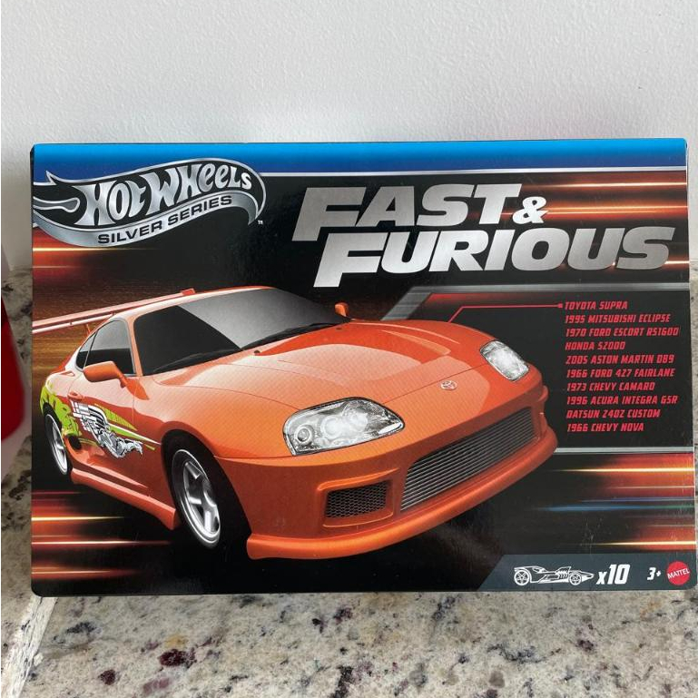 Hot Wheels Fast & Furious Pack 10 Carrinhos Original Mattel Coleção Premium