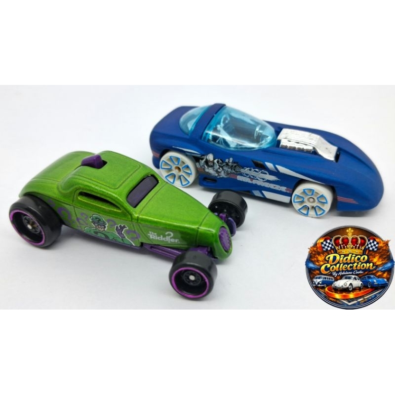 Hot Wheels Kit  Com 2 Miniaturas Batman - Sooo Fast Charada + Mr. Freeze Exclusivas de Pack 2020 - LOOSE
