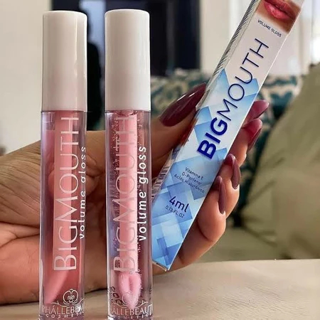 Gloss Aumenta Boca Big Mouth Arde Efeito Molhado Hidrata e dá Brilho Volume Lábios Phallebeauty