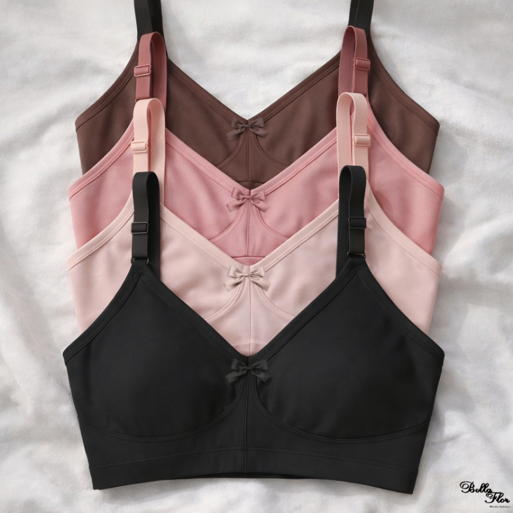 Kit Sutiãs Plus Size SUPER SUSTENTAÇÃO Reforçados Tecido Duplo Alças Grossas Conforto Máximo