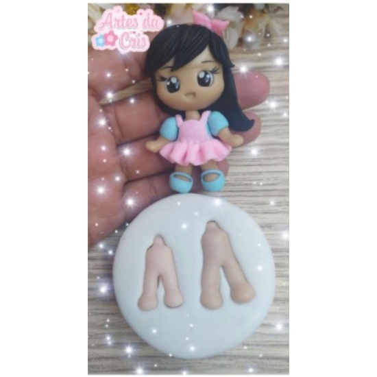 Molde De Silicone Para Biscuit Universal Mini - Artes Da Cris