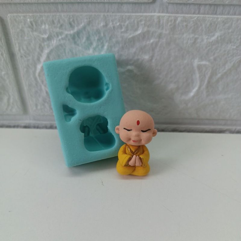 Molde de Silicone Para Biscuit mini Buda