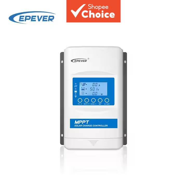 Novo modelo EPEVER Controlador Solar MPPT 10-40A 12V/24V Auto Max PV 100V Regulador de Painéis Solares LED LCD Bluetooth