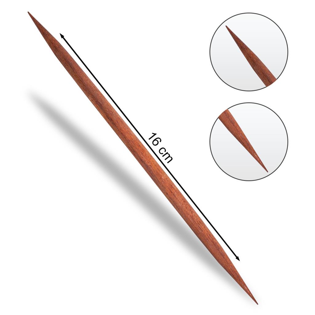 Palito Paraju 2 Pontas 16 cm para Unhas, Arte Sedução, 1 Unidade, Manicure Pedicure Nail Designer
