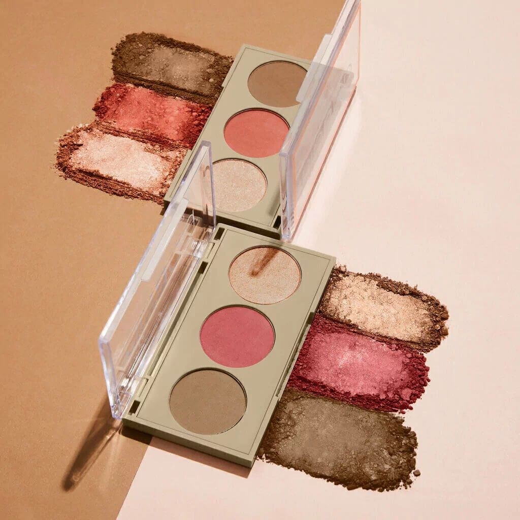 Box 12 Trio Contorno Blush Iluminador Dia a Dia Mahav