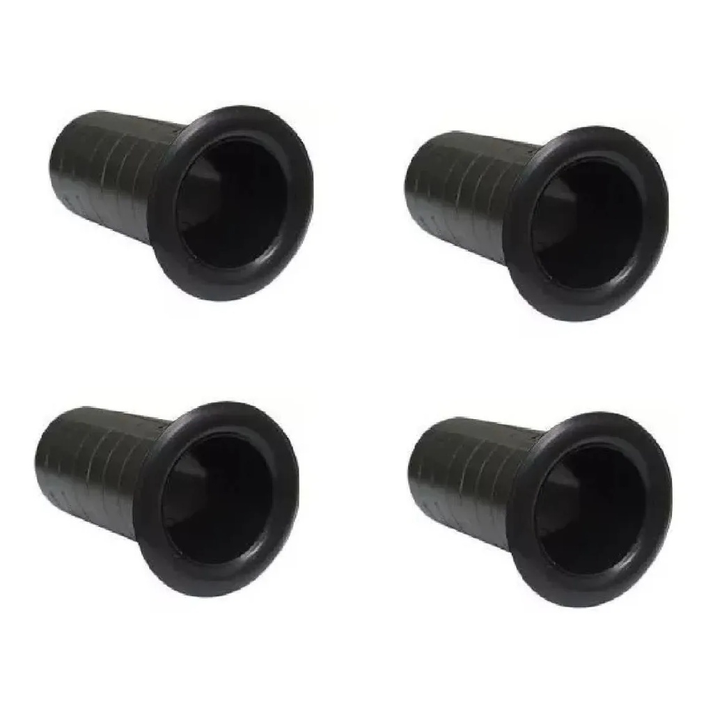 kit 4 Aeroduto 2 Polegadas Para Caixa Acústica Selada Trio