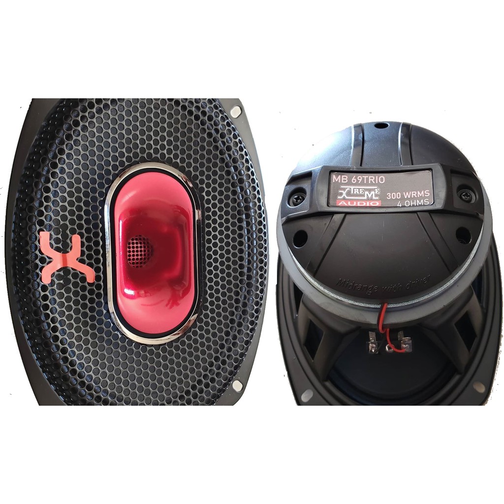 Alto Falante 6x9 Com Tweter Titanium 600w Rms Trio Caixa promoção