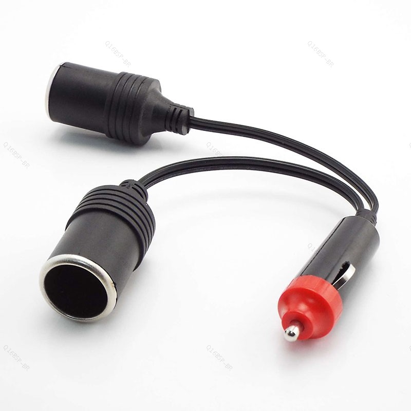 12-24V 12W 10A Divisor De 2 Vias Tomada De Energia Para Carro Carregador Fêmea De Porta Dupla BR16B