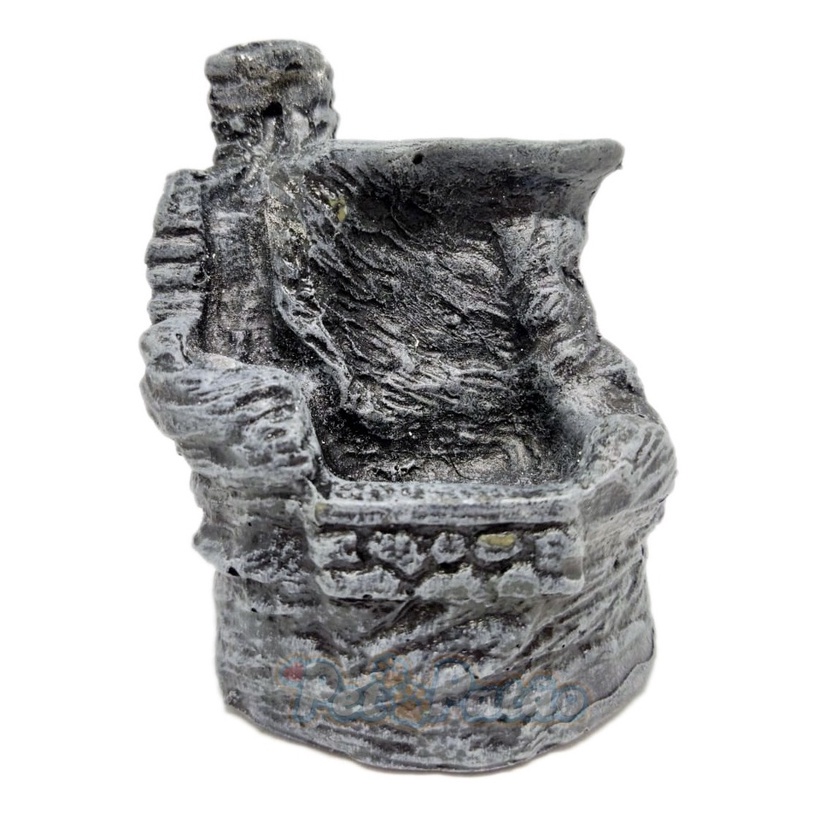 INCENSÁRIO CASCATA 7CM X 7,5CM X 10,5CM EM RESINA P/ MINI IMAGENS - UN