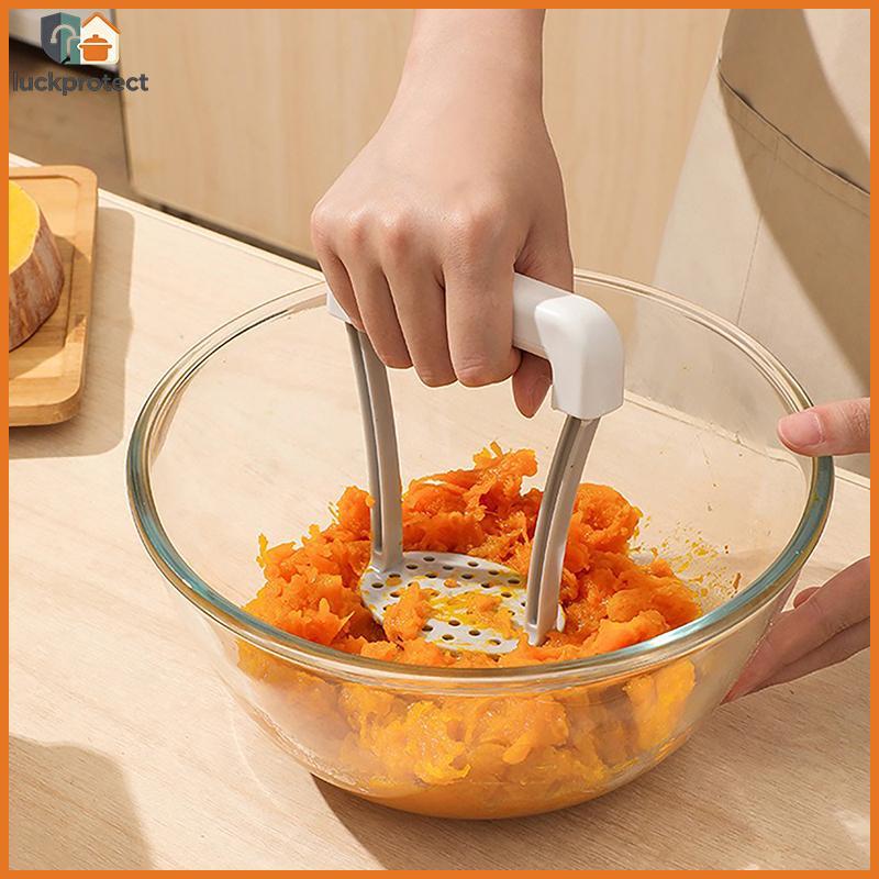LPHG 1Pc Manual De Plástico Espremedor De Batata Criativo Batatas Abóbora Doce Masher Auxiliar Alimentos Utensílios De C