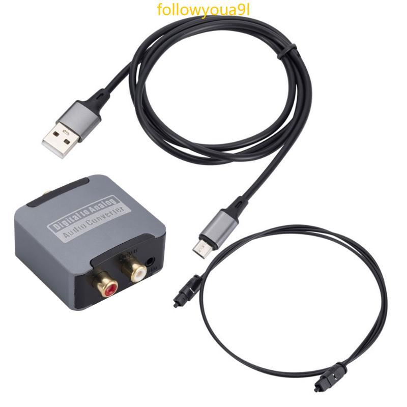 Fol Decodificação Som SPDIF Conversor Para Saída 3 5mm Fibra Home Theater