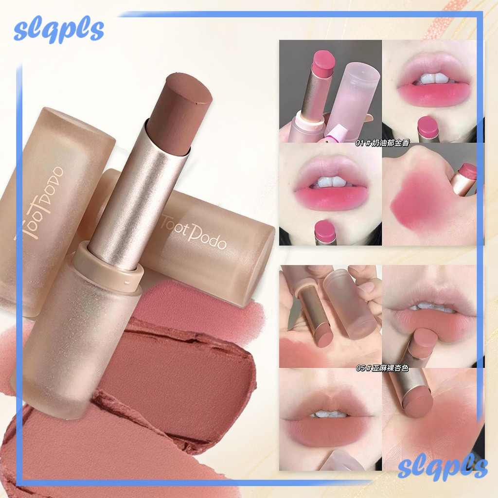 Batom Fosco Toot Dodo Air Velvet , Bálsamo Labial Nude De Névoa Macia , Ilumina A Tez , De Longa Duração E Sem Transferê