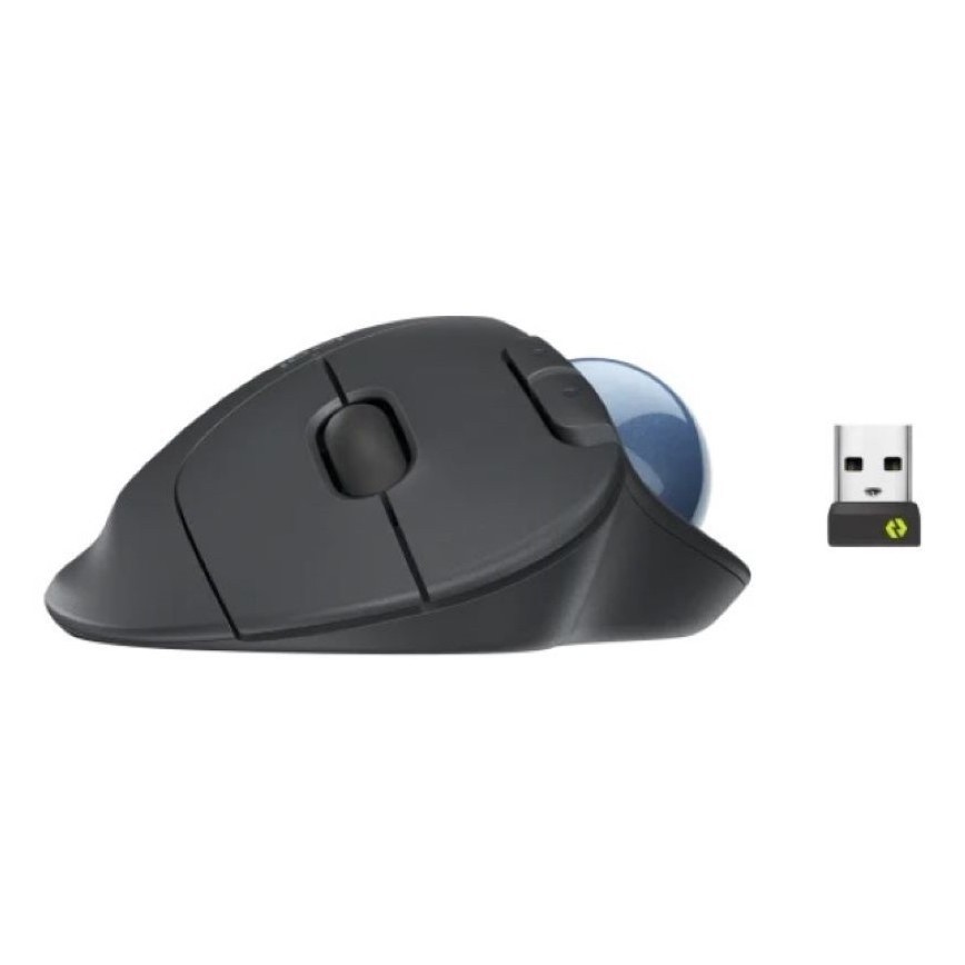 Mouse sem fio Logitech Trackball ERGO M575 Bluetooth e USB -